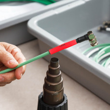 Brady Bulkbox Permasleeves Red 4.8-11.4mm wire diam 45mm(W) x 22mm(H) 1000pcs (BM-500-175-342-RD)