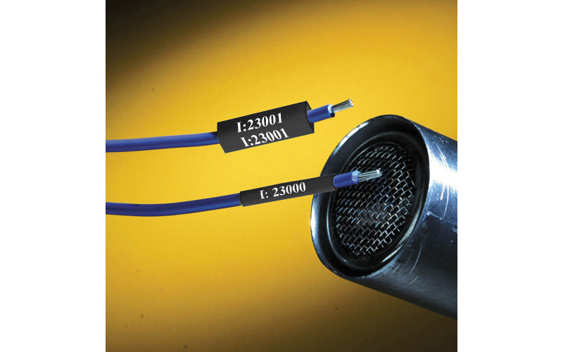 Permasleeve Double Sided for 1.2-2.8mm wire diam, 50.8 x 5.5mm x 1000 (B33D-125-2-342BK)