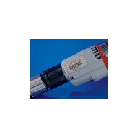 BBP33/i3300 Metallised Polyester, Standard Adhesive MATT - 25.4 x 12.7mm, 5000 labels (B33-5-428) 3 across