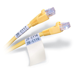 Brady Bulkbox Self-Lam White 4-8mm wire diameter 25mm(W) x 38mm(H) 2500 labels (BM-31-427)