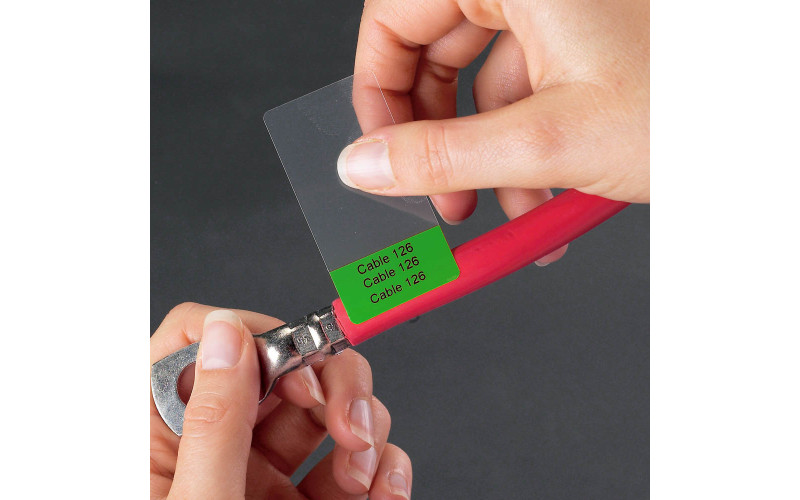 Self-lam Green 10.8-24.3mm wire diam 25.4mm(W) x 101.6mm(H) x 100 labels (M6-23-427-GN) Self-lam Green 10.8-24.3mm wire diam 25.4mm(W) x 101.6mm(H) x 100 labels (M6-23-427-GN)