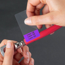 Self-lam Purple 10.8-24.3mm wire diam 25.4mm(W) x 101.6mm(H) x 100 labels (M6-23-427-PL)