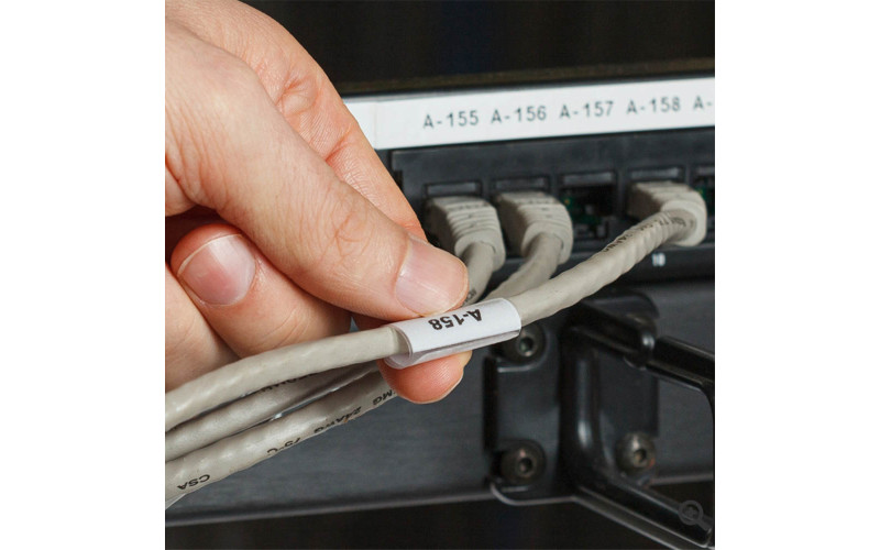 Rotating Self-Lam White 4-10mm wire diameter, 25mm(W) x 79mm(H) 50 labels (M6-210-427-RO) Rotating Self-Lam White 4-10mm wire diameter, 25mm(W) x 79mm(H) 50 labels (M6-210-427-RO)