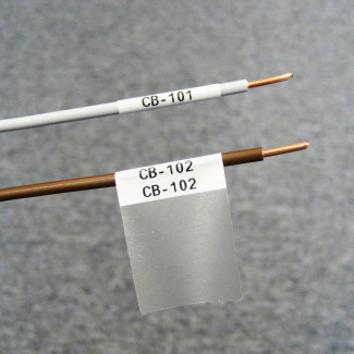 Self-lam White 2.7-5.1mm wire diam 25.4mm(W) x 25.4mm(H) x 250 labels (M6-19-427) Self-lam White 2.7-5.1mm wire diam 25.4mm(W) x 25.4mm(H) x 250 labels (M6-19-427)