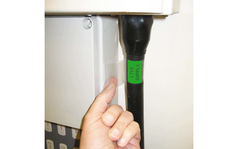 Self-lam Green 16.2-36.4mm wire diam 38.1mm(W) x 152.4mm(H) x 50 labels (M6-34-427-GN)