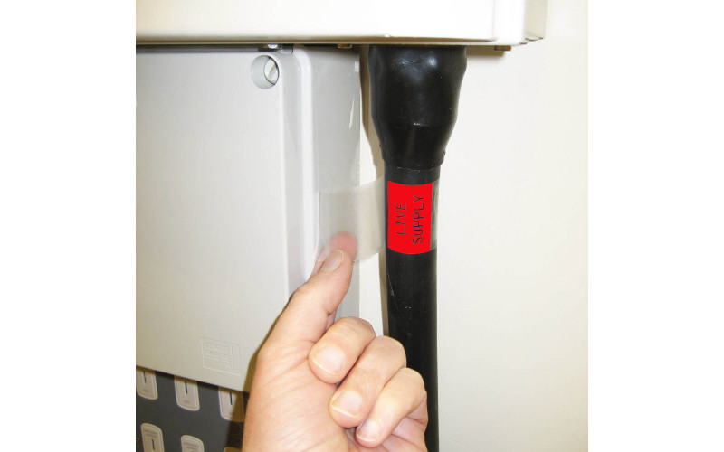 Self-lam Red 16.2-36.4mm wire diam 38.1mm(W) x 152.4mm(H) x 50 labels (M6-34-427-RD) Self-lam Red 16.2-36.4mm wire diam 38.1mm(W) x 152.4mm(H) x 50 labels (M6-34-427-RD)