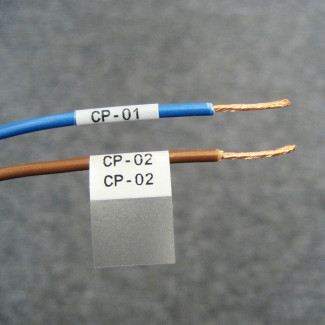 A6200 Self-Lam Labels for 1.5 - 3.1mm cables, 12.7 x 19.05mm x 850 roll (A62-1-427)