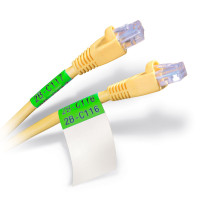 Self-Lam Green 4-8mm wire diameter 25mm(W) x 38mm(H) 250 labels (M7-31-427-GN)