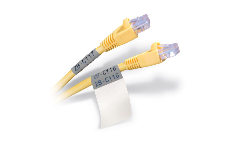 Self-lam Grey 4.0-8.1mm wire diam 25.4mm(W) x 38.1mm(H) x 250 labels (M6-31-427-GY)