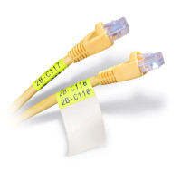 Self-lam Yellow 4.0-8.1mm wire diam 25.4mm(W) x 38.1mm(H) x 250 labels (M6-31-427-YL)