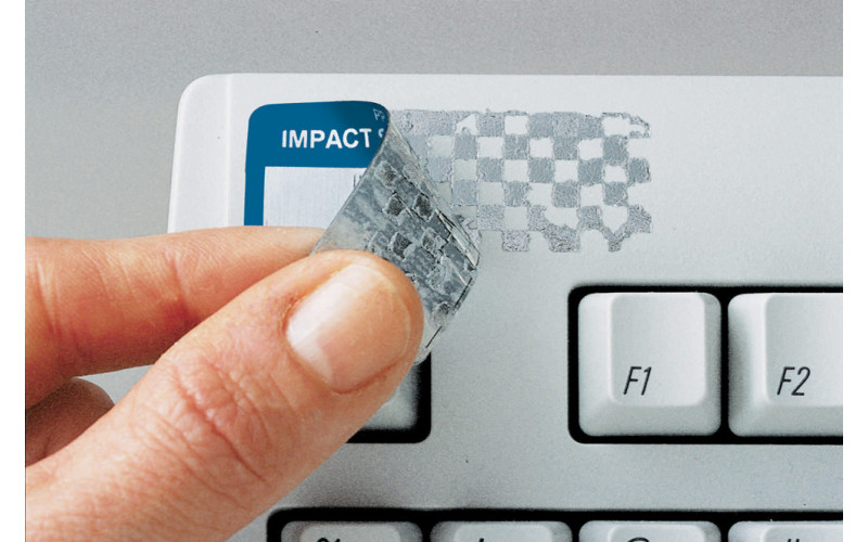 Tamper Ev. Polyester Labels 76mm x 25mm x 1,225 labels (B30-18-438) Tamper Ev. Polyester Labels 76mm x 25mm x 1,225 labels (B30-18-438)