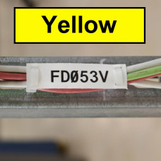 Polyethylene Tag, Yellow, 19.1mm(W) x 76.2mm(H) x 100 tags, (M6-12-109-YL)