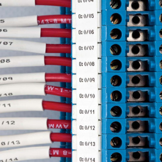 Nylon Cloth Re-positionable Terminal Block Labels 8mm x 4.8m, Black/White (M4C-318-498) Nylon Cloth Re-positionable Terminal Block Labels 8mm x 4.8m, Black/White (M4C-318-498)