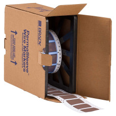 Brown Permasleeves 50.80mm(w) x 31.80mm(h) x 100 roll (3PS-750-2-BR-S)