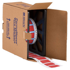 Red Self-Extinguishing Permasleeves 50.80 x 31.75mm(h) x 250 roll (2HX-750-2-RD)