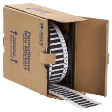 Black Self-Extinguishing Permasleeves 38.10 x 8.50mm(h) x 2500 roll (HX-187-150-BK)