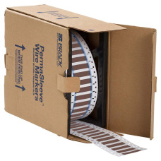 Brown Permasleeves 50.80mm(w) x 4.60mm(h) x 500 roll (3PS-094-2-BR-S)