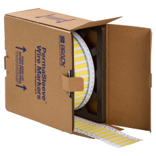 Yellow Self-Extinguishing Permasleeves 25.40 x 4.60mm(h) x 5000 roll (HX-094-2-YL-2)