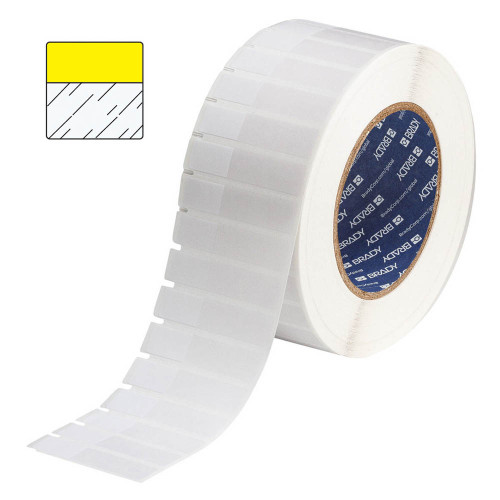 Self-lam Cable Labels YELLOW 25.40 mm x 57.15 mm x 3,000 roll (THT-64-427-3-YL)