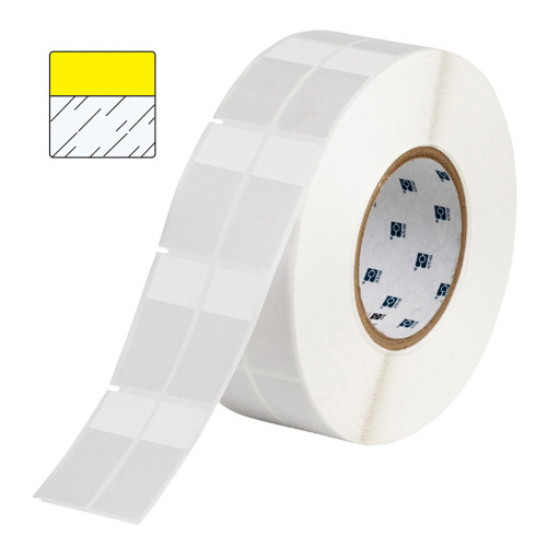 Self-lam Cable Labels YELLOW 25.40 mm x 57.15 mm x 3,000 roll (THT-75-427-3-YL)