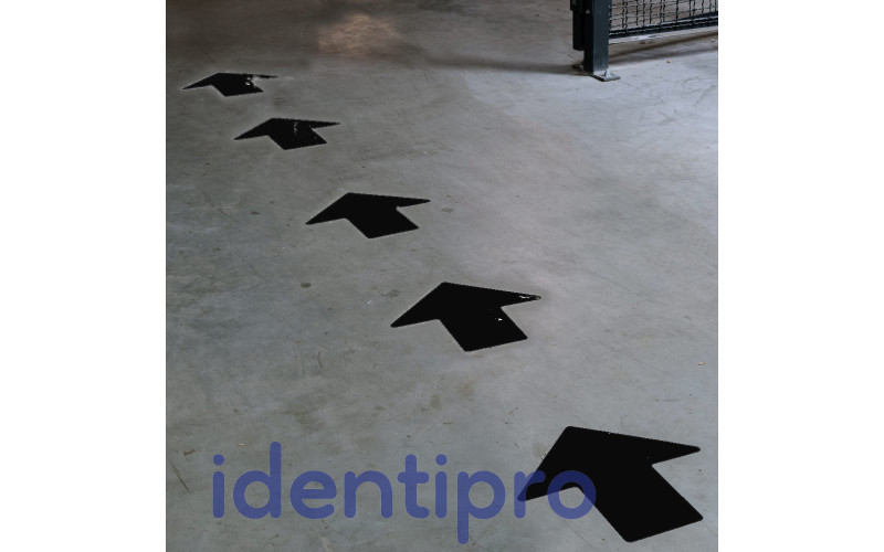 Toughstripe Floor Arrows 51mm x 127mm - Black Toughstripe Floor Arrows 51mm x 127mm - Black