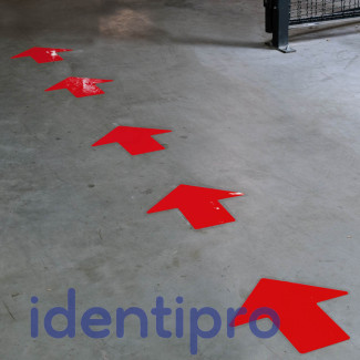 Toughstripe Floor Arrows 51mm x 127mm - Red Toughstripe Floor Arrows 51mm x 127mm - Red