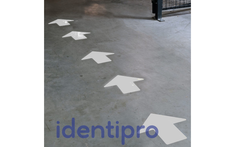 Toughstripe Floor Arrows 51mm x 127mm - White Toughstripe Floor Arrows 51mm x 127mm - White