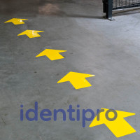 Toughstripe Floor Arrows 51mm x 127mm - Yellow
