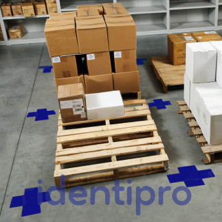 Toughstripe Floor Crosses 76mm x 203mm - Blue Toughstripe Floor Crosses 76mm x 203mm - Blue