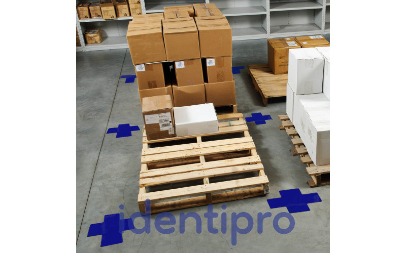 Toughstripe Floor Crosses 51mm x 127mm - Blue