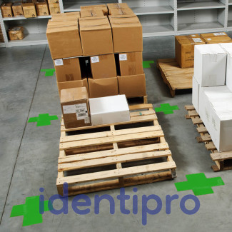 Toughstripe Floor Crosses 76mm x 203mm - Green Toughstripe Floor Crosses 76mm x 203mm - Green