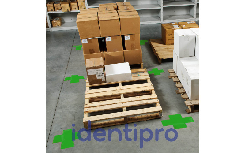 Toughstripe Floor Crosses 102mm x 254mm - Green