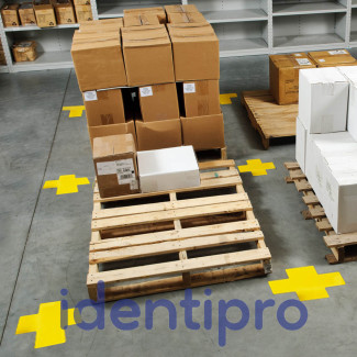 Toughstripe Floor Crosses 76mm x 203mm - Yellow Toughstripe Floor Crosses 76mm x 203mm - Yellow