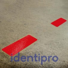 Toughstripe Pre-Spaced Dashes, 51mm x 203mm  x 30m roll - Red