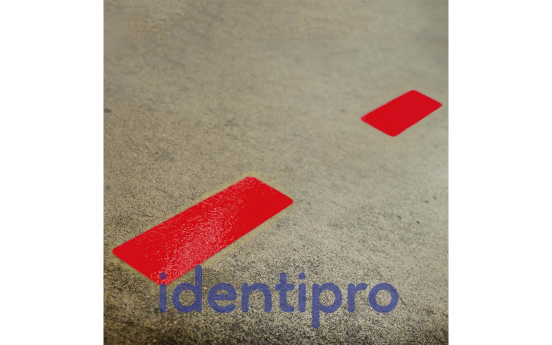 Toughstripe Pre-Spaced Dashes, 51mm x 203mm  x 30m roll - Red