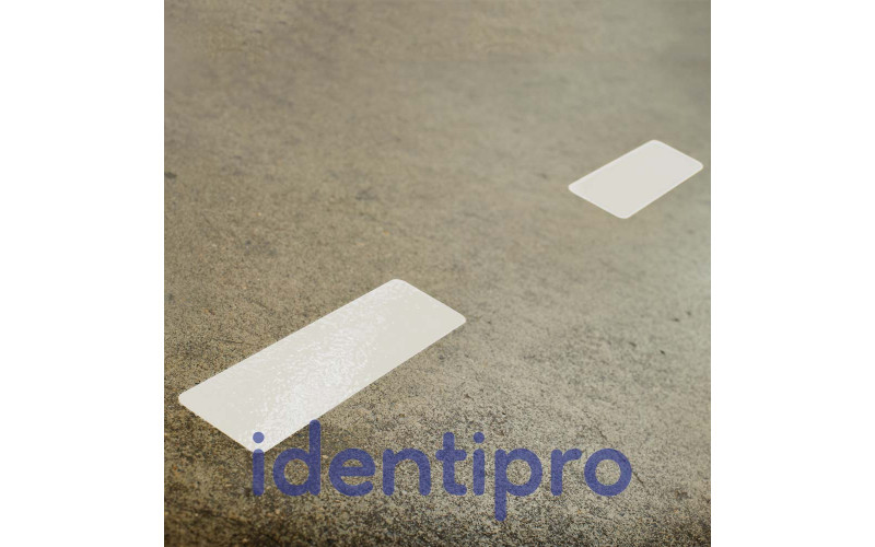 Toughstripe Pre-Spaced Dashes, 51mm x 203mm x 30m roll - White