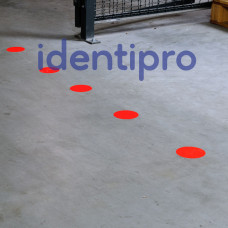 Toughstripe Floor Dots 89mm Diameter - Red