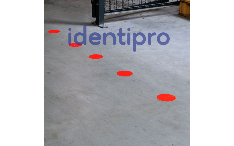 Toughstripe Floor Dots 89mm Diameter - Red Toughstripe Floor Dots 89mm Diameter - Red