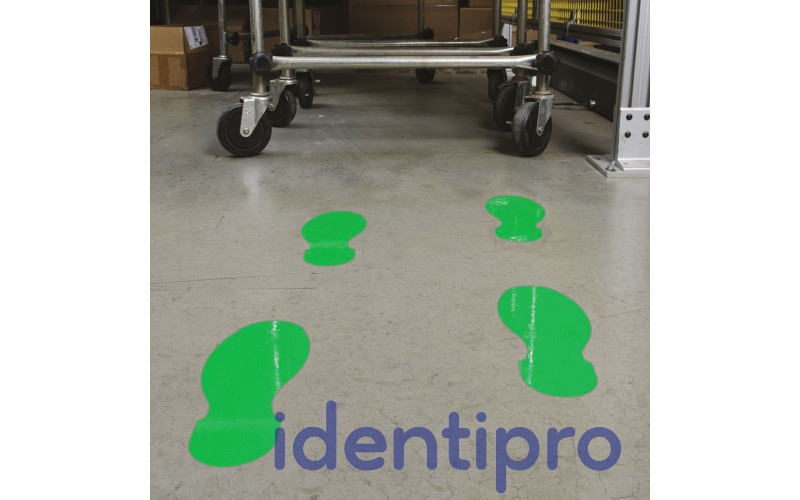 Toughstripe Floor Footprint Shapes 254mm x 89mm - Green