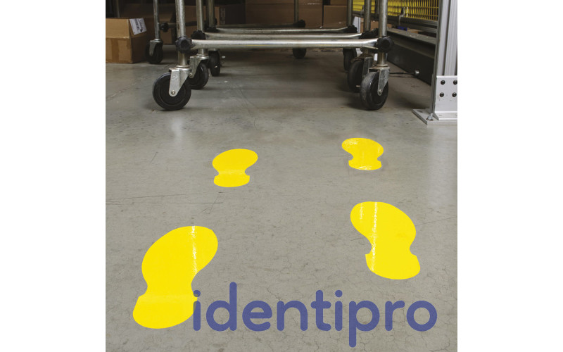 Toughstripe Floor Footprint Shapes 254mm x 89mm - Yellow