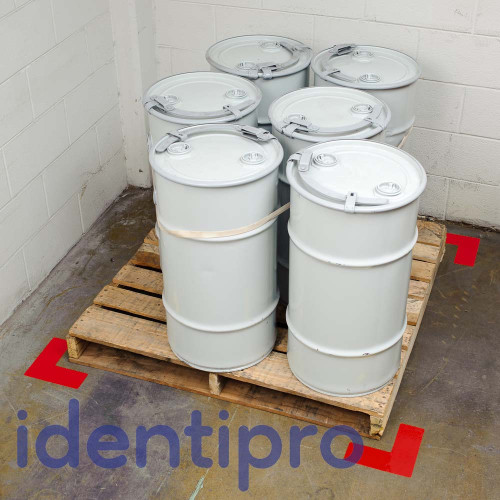 Toughstripe Floor 'L' Shapes 76mm x 203mm - Red Toughstripe Floor 'L' Shapes 76mm x 203mm - Red