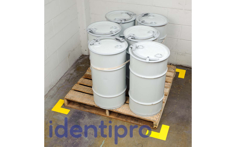 Toughstripe Floor 'L' Shapes 51mm x 127mm - Yellow Toughstripe Floor 'L' Shapes 51mm x 127mm - Yellow