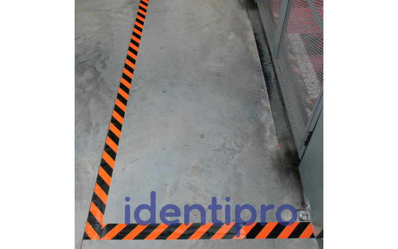 Toughstripe Floor Tape 51mm x 30m - Black/Orange Toughstripe Floor Tape 51mm x 30m - Black/Orange