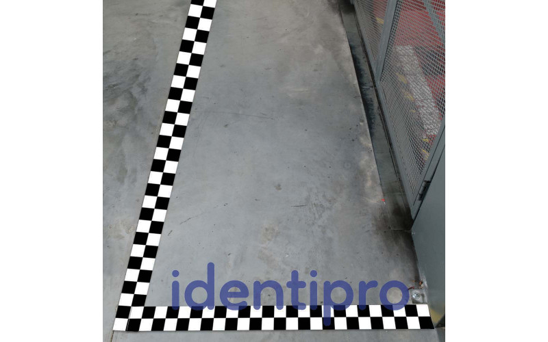 Toughstripe Floor Tape 51mm x 30m - Black/White Checkered Toughstripe Floor Tape 51mm x 30m - Black/White Checkered