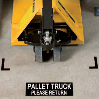 Globalmark Printable ToughStripe B-483 Floor Tape Black 102mm Globalmark Printable ToughStripe B-483 Floor Tape Black 102mm