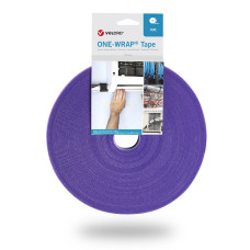 Velcro One-Wrap Tape 16mm x 25m Purple
