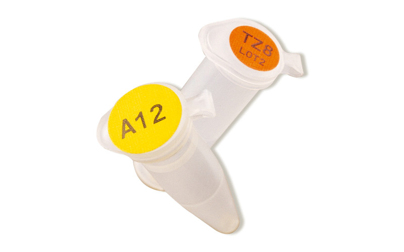 Nylon Cloth YELLOW Labels - Round 12.7mm diameter x 3000 labels (B33-603-499YL) Nylon Cloth YELLOW Labels - Round 12.7mm diameter x 3000 labels (B33-603-499YL)