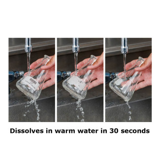 Water Dissolvable Label Black/White 12.5mm x 6.4m (M21-500-403) Water Dissolvable Label Black/White 12.5mm x 6.4m (M21-500-403)